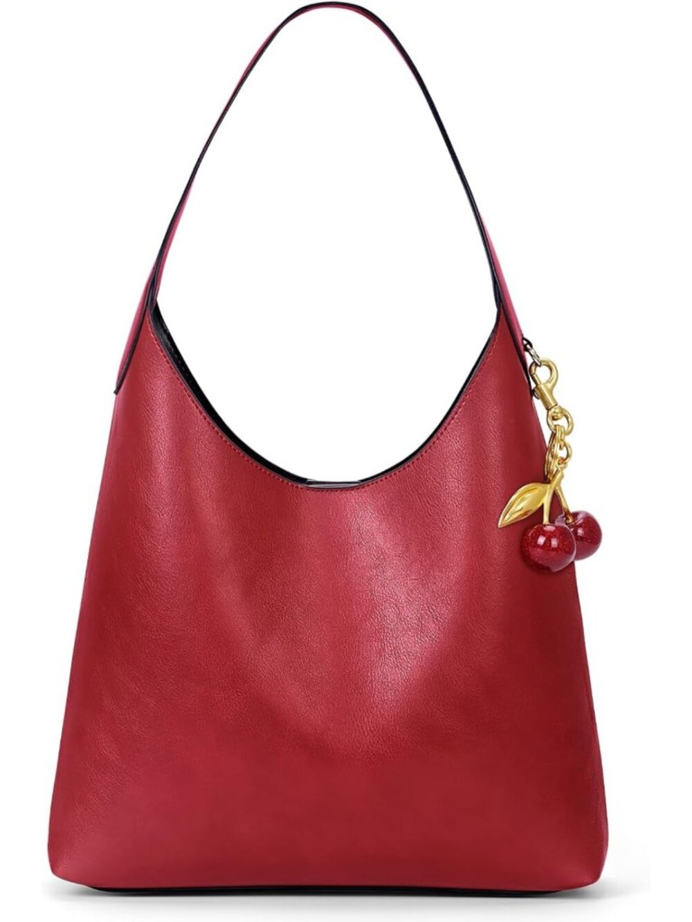 Chic Faux Suede Hobo Bag - Vegan Leather Shoulder Tote for Women, Slouchy Fall